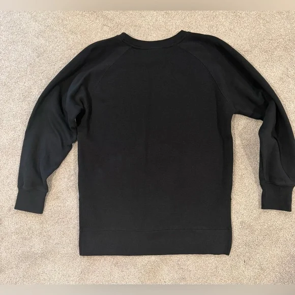 Women’s Black Sweatshirt with 'Merry & Bright' Text, size Large, Royce Brand - Picture 4 of 4